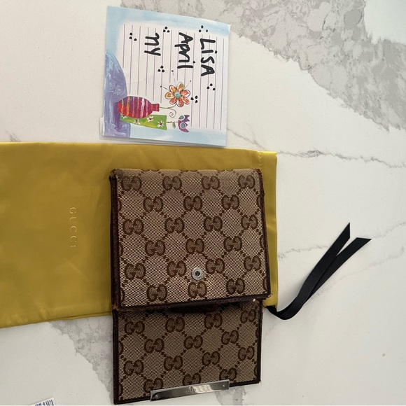 Authentic Gucci fabric and leather bifold wallet - Picture 4 of 14